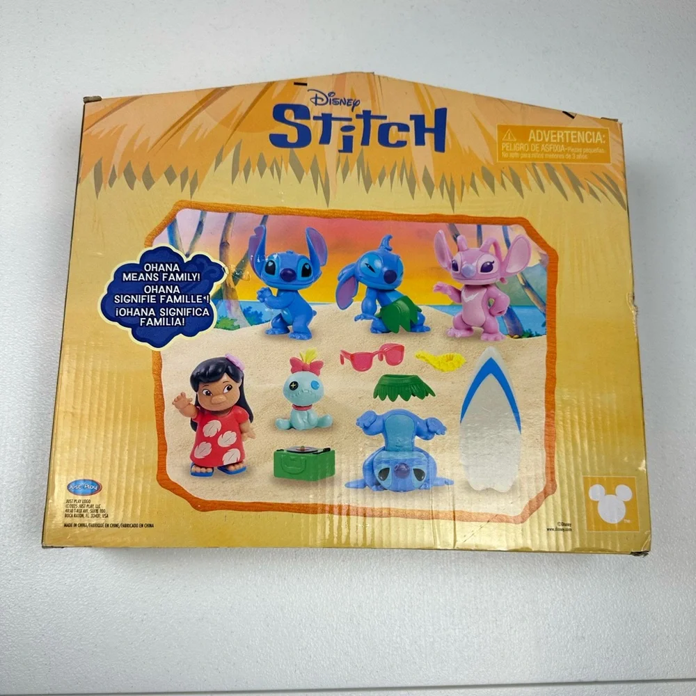Disney Stitch Collectibles Includes 6 Lilo & Stitch Toy Figures 11 Pc Set Age 3+